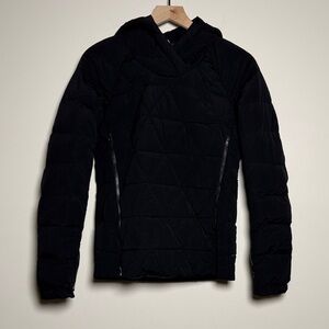 Lululemon Athletica Black Quilted Jacket With Size Zippers Size 6
